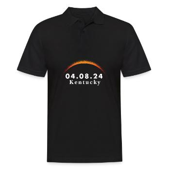 Total Solar Eclipse Path of Totality Kentucky - Men's Polo Shirt - black - Front - Kai (181cm)