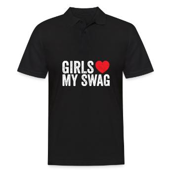 Autism Awareness I Heart Autism Warrior Design - Männer Poloshirt - Schwarz - Vorne - Kai (181cm)