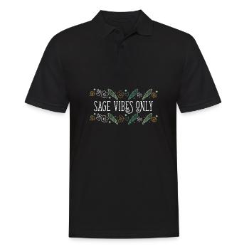 Sage Healer Soul Dealer Bâtons de purification Guérison - Polo Homme - noir - Devant - Kai (181cm)