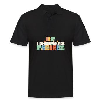 J’encourage les progrès de la réglementation SPED avant - Polo Homme - noir - Devant - Kai (181cm)