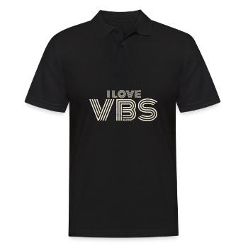 VBS Crew Summer Camp Vacation Teacher Student - Men's Polo Shirt - black - Front - Kai (181cm)