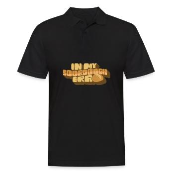 Dans mon ère au levain Home Baker Funny Bread Baking - Polo Homme - noir - Devant - Kai (181cm)