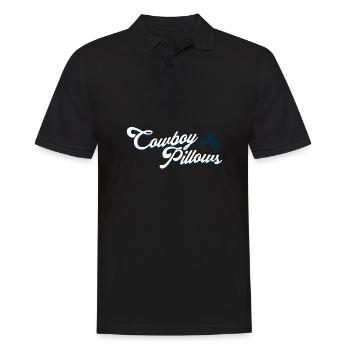 Cowboy Pillows Southern Girl Texas Lady Funny - Men's Polo Shirt - black - Front - Kai (181cm)