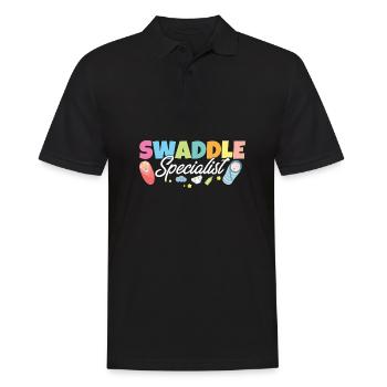 Spécialiste de l’emmaillotage post-partum Travail et accouchement - Polo Homme - noir - Devant - Kai (181cm)