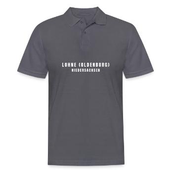 Lohne (Oldenburg) Niedersachsen - Männer Poloshirt - Anthrazit - Vorne - Nico (186cm)