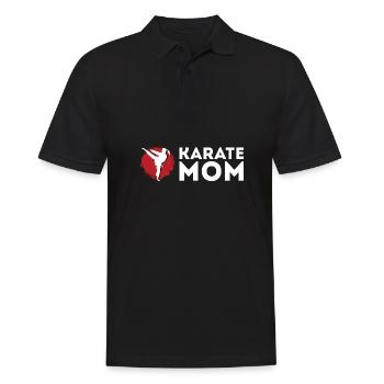 Karaté Maman Talentueuse Mère Poison - Polo Homme - noir - Devant - Kai (181cm)