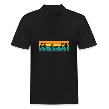Religious Christian Baptism Church Baptized In - Männer Poloshirt - Schwarz - Vorne - Kai (181cm)