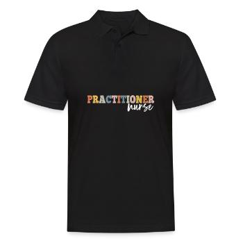 Practitioner Nurse Registered Nurse RN LPN - Männer Poloshirt - Schwarz - Vorne - Kai (181cm)