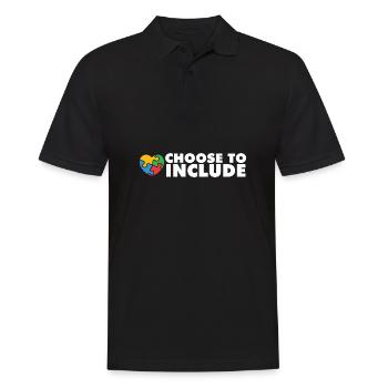 Enseignant accéléré Choisissez d’inclure J’encourage - Polo Homme - noir - Devant - Kai (181cm)
