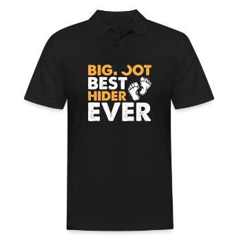 Bigfoot Meilleur hider de tous les temps - Sasquatch - Polo Homme - noir - Devant - Kai (181cm)