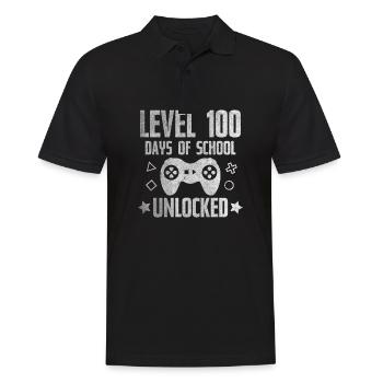 Level 100 Quote Gamer Gamer - Men's Polo Shirt - black - Front - Kai (181cm)