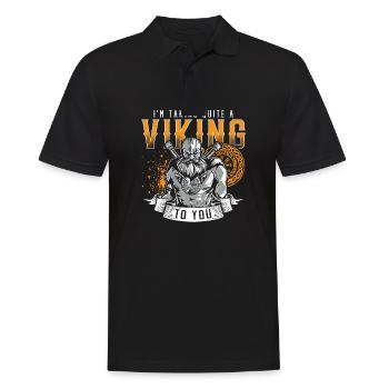 Conception de la mythologie viking nordique pour les guerriers vikings - Polo Homme - noir - Devant - Kai (181cm)