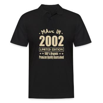 Fabriqué en 2002 Vintage Retro Limited Edition - Polo Homme - noir - Devant - Kai (181cm)