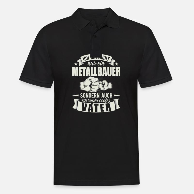 Metallbauer - Männer Poloshirt - Schwarz