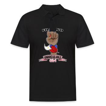 Filipino Girl Unbreakable Filipino Heritage - Männer Poloshirt - Schwarz - Vorne - Kai (181cm)