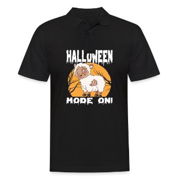 Halloween Zombie Animaux Halloween Moutons - Polo Homme - noir - Devant - Kai (181cm)