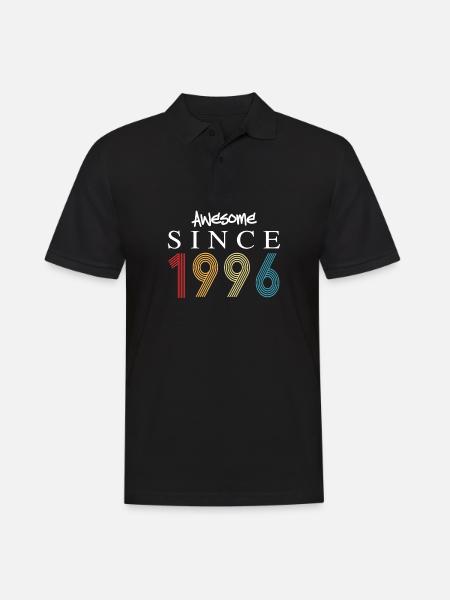 Fantastisk siden 1996 Fødselsdag 1996 Vintage 1996 - Herre poloshirt - sort