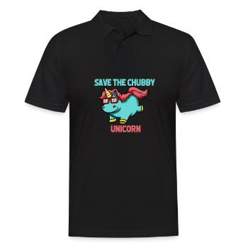 Mooliges Einhorn Sonnenbrille - Männer Poloshirt - Schwarz - Vorne - Kai (181cm)