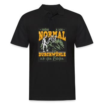 Sondeln Sondel Metalldetektor Schatzsuche - Männer Poloshirt - Schwarz - Vorne - Kai (181cm)