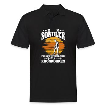 Sondeln Sondel Metalldetektor Schatzsuche - Männer Poloshirt - Schwarz - Vorne - Kai (181cm)