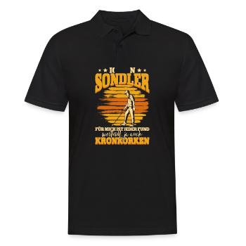 Sondeln Sondel Metalldetektor Schatzsuche - Männer Poloshirt - Schwarz - Vorne - Kai (181cm)