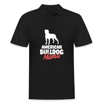 American Bulldog Chiens Cadeaux - Polo Homme - noir - Devant - Kai (181cm)