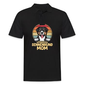 Appenzeller Sennenhund Geschenk Hunde - Männer Poloshirt - Schwarz - Vorne - Kai (181cm)