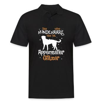 Appenzeller Sennenhund Geschenk Hunde - Männer Poloshirt - Schwarz - Vorne - Kai (181cm)