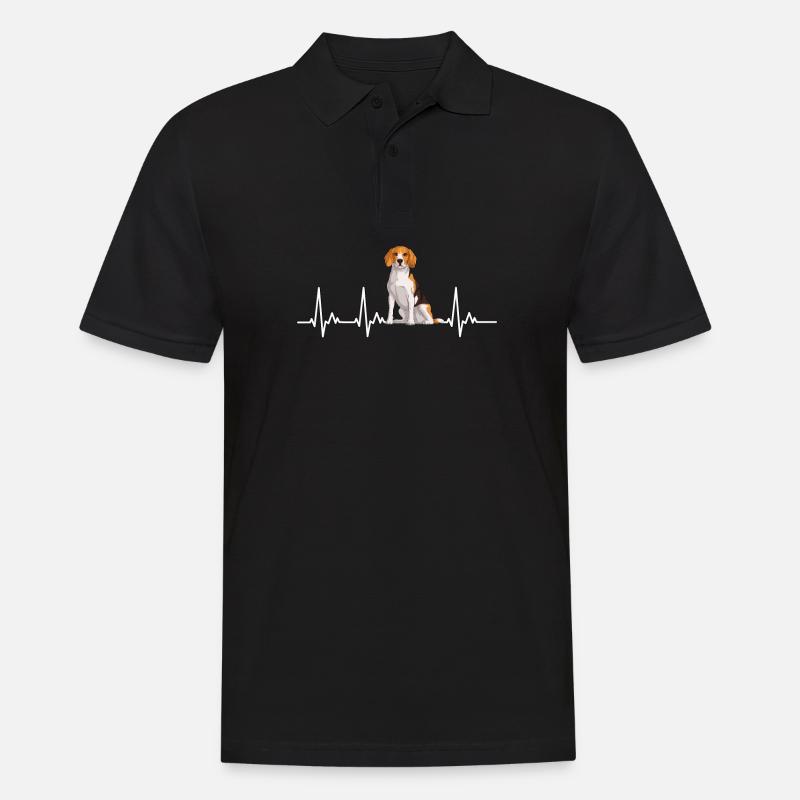 Beagle Chiens Cadeaux - Polo Homme - noir