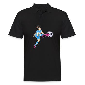 Équipe d’Argentine de football I Football - Polo Homme - noir - Devant - Kai (181cm)