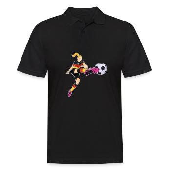 Équipe d’Allemagne de football I Football Allemagne - Polo Homme - noir - Devant - Kai (181cm)