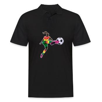 Équipe du Ghana de football I Football Ghana - Polo Homme - noir - Devant - Kai (181cm)