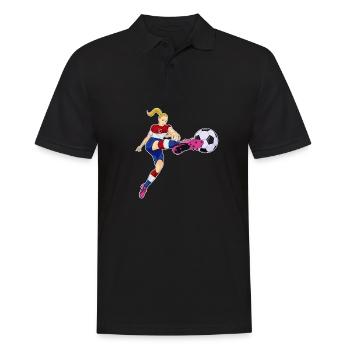 Équipe des Pays-Bas de football I Football Pays-Bas - Polo Homme - noir - Devant - Kai (181cm)