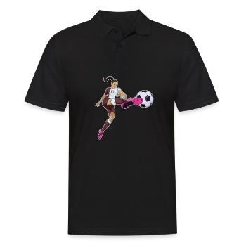 Équipe nationale arabe de football I Football Qatar - Polo Homme - noir - Devant - Kai (181cm)