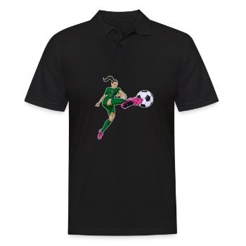 Équipe nationale arabe de football I Football Arabie saoudite - Polo Homme - noir - Devant - Kai (181cm)