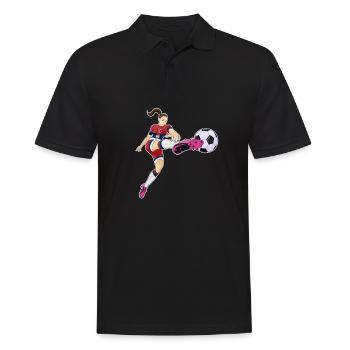 Équipe de Serbie de football I Football Serbie - Polo Homme - noir - Devant - Kai (181cm)