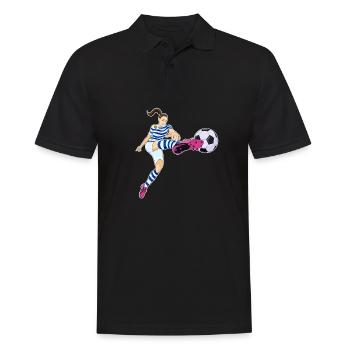 Équipe d’Uruguay de football I Football Uruguay - Polo Homme - noir - Devant - Kai (181cm)