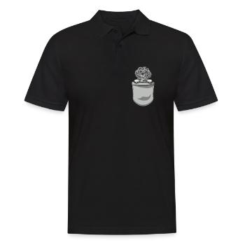 Bolonka Zwetna Chiens cadeaux - Polo Homme - noir - Devant - Kai (181cm)