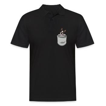 Boston Terrier Chiens cadeaux - Polo Homme - noir - Devant - Kai (181cm)