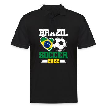 Brazil Soccer 2022 Brazil Jersey - Men's Polo Shirt - black - Front - Kai (181cm)