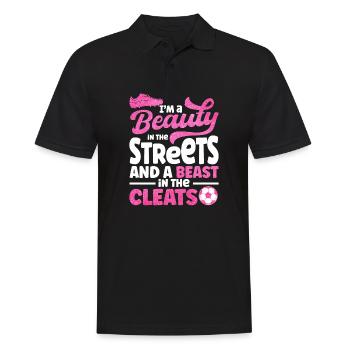 À A Beauty In The Streets et A Beast In The - Polo Homme - noir - Devant - Kai (181cm)