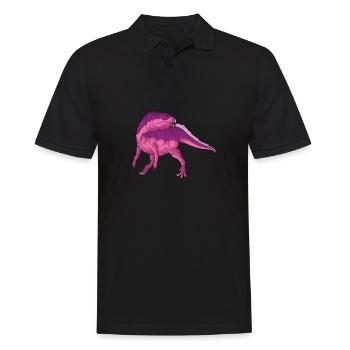 Yinlong Dinosaurier Kinder Dino Geschenk - Männer Poloshirt - Schwarz - Vorne - Kai (181cm)