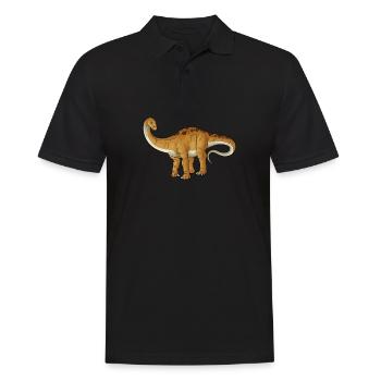 Apatosaurus Dinosaur Children Dino Gift - Men's Polo Shirt - black - Front - Kai (181cm)