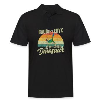 xxx Dinosaur Kids Dino Cadeau - Polo Homme - noir - Devant - Kai (181cm)