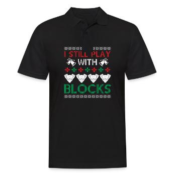 Engine Car Tuning Ugly Christmas - I Still Play Wi - Männer Poloshirt - Schwarz - Vorne - Kai (181cm)