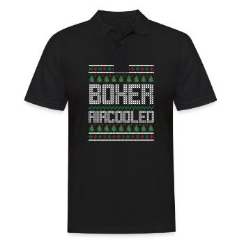 Engine Car Tuning Ugly Christmas - Boxer Aircooled - Männer Poloshirt - Schwarz - Vorne - Kai (181cm)