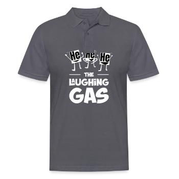 Chemist helium the laughting gas funny chemistry - Männer Poloshirt - Anthrazit - Vorne - Nico (186cm)
