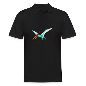 Pteranodon Dinosaur Enfants Dino Cadeau - Polo Homme - noir - Devant - Kai (181cm)