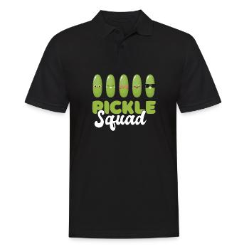 Pickle Squad - Polo Homme - noir - Devant - Kai (181cm)