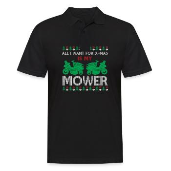 Tonte de Noël moche - Tout ce que je veux pour Noël est mon - Polo Homme - noir - Devant - Kai (181cm)